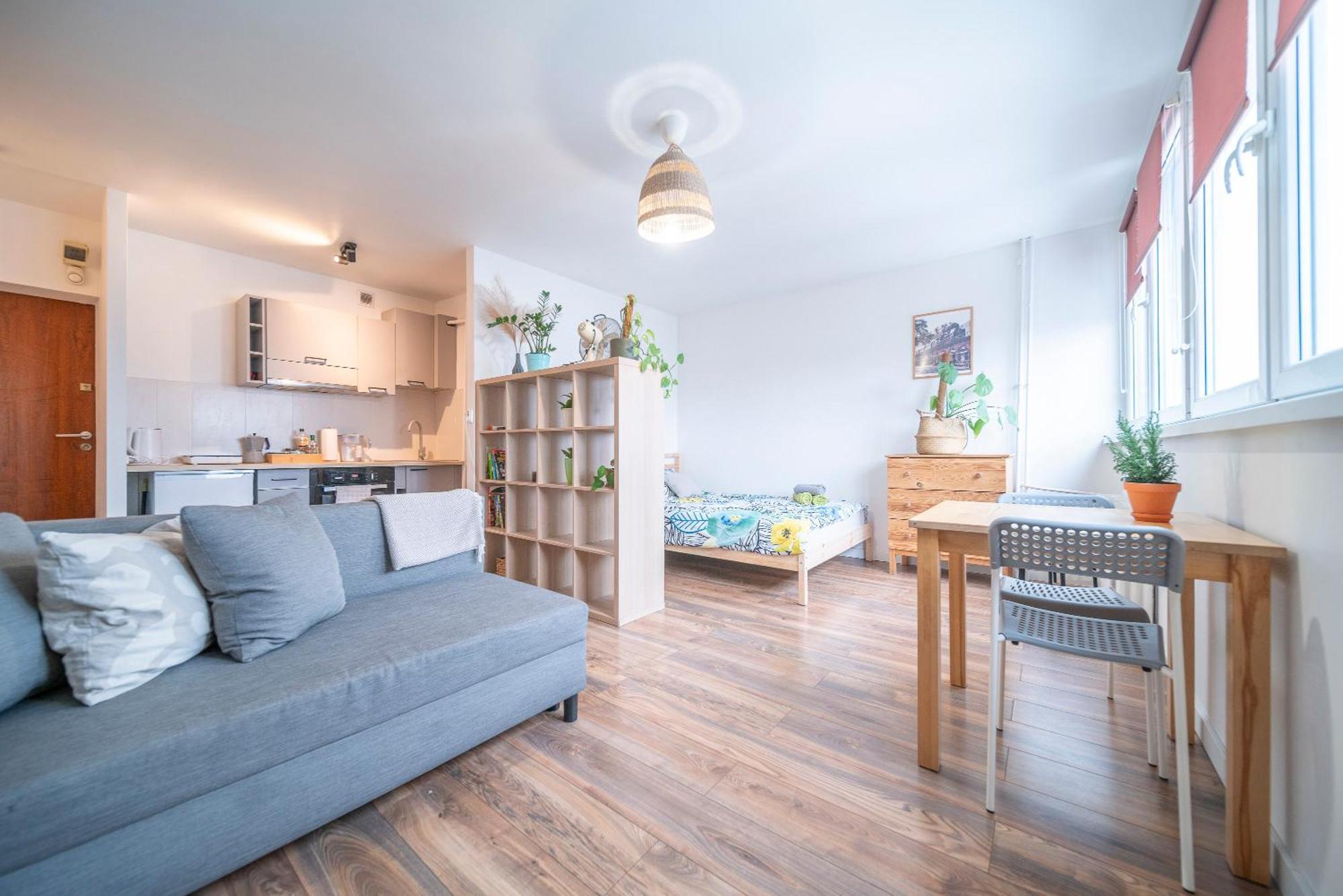 Apartamento 10Th Floor Studio In The City Center Of Breslavia Exterior foto